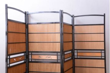 古民具・骨董　和モダンな折り畳み式パーテーション(衝立て)