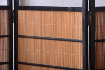 古民具・骨董　和モダンな折り畳み式パーテーション(衝立て)