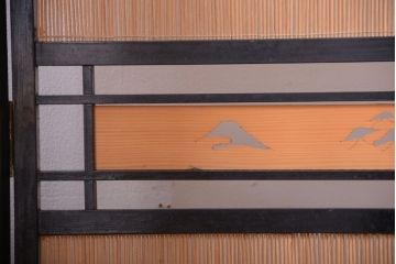 古民具・骨董　和モダンな折り畳み式パーテーション(衝立て)