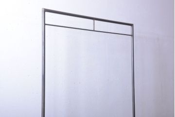 ラフジュ工房オリジナル　シンプルなアイアンハンガーラック【小】(2)