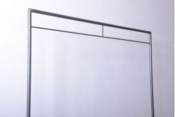 アンティーク雑貨　ラフジュ工房オリジナル　シンプルなアイアンハンガーラック【大】