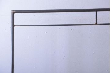 アンティーク雑貨　ラフジュ工房オリジナル　シンプルなアイアンハンガーラック【大】
