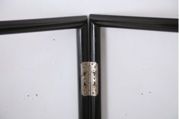 アンティーク雑貨　古民具・骨董　鶴の図　和モダンな屏風衣桁(1)