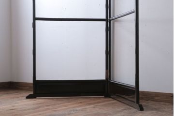 アンティーク雑貨　古民具・骨董　シンプルでモダンな屏風衣桁