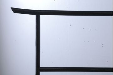 アンティーク雑貨　古民具・骨董　鶴の図　和モダンな屏風衣桁(2)