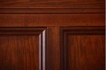 和製アンティーク　背のたかい洋風引き戸4枚セット