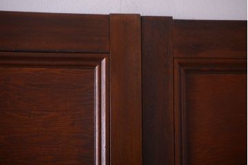 和製アンティーク　背のたかい洋風引き戸4枚セット