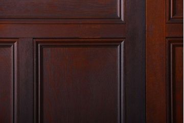 和製アンティーク　背のたかい洋風引き戸4枚セット