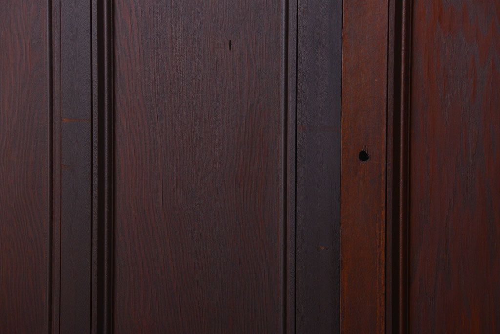 和製アンティーク　背のたかい洋風引き戸4枚セット