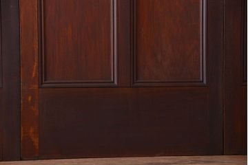 和製アンティーク　背のたかい洋風引き戸4枚セット