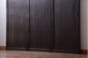 古民具・骨董　造りが良く上品な板戸帯戸3枚セット