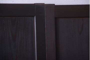 古民具・骨董　造りが良く上品な板戸帯戸3枚セット