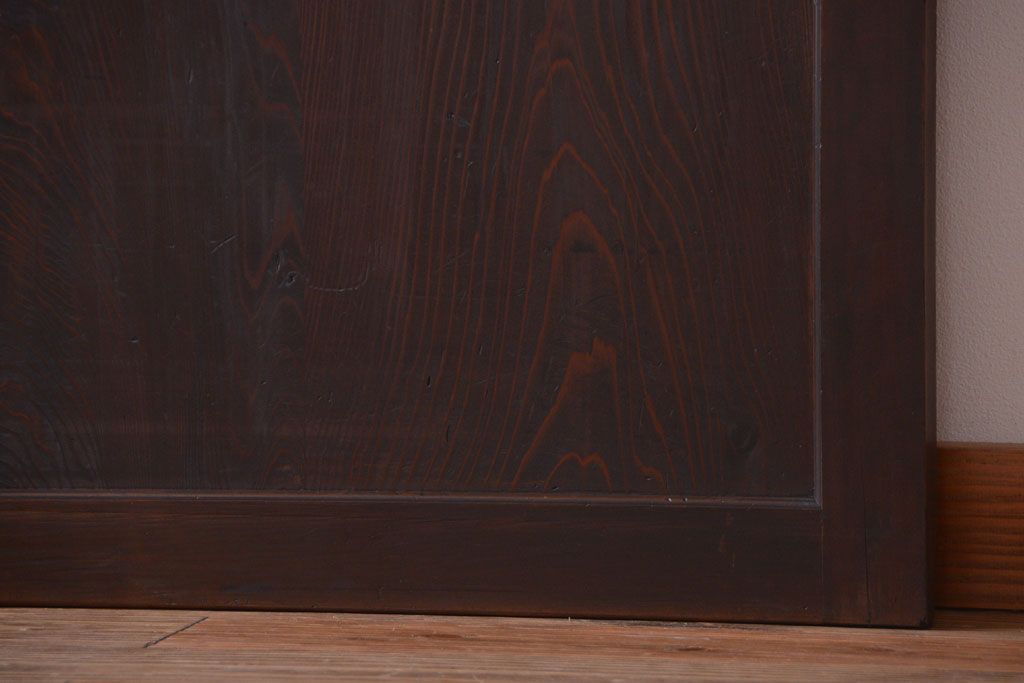 古民具・骨董　造りが良く上品な板戸帯戸3枚セット