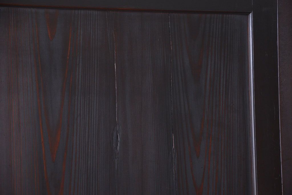 古民具・骨董　造りが良く上品な板戸帯戸3枚セット