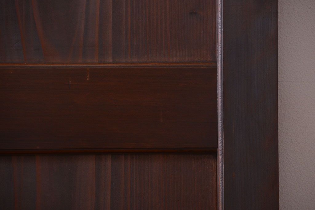 古民具・骨董　造りが良く上品な板戸帯戸3枚セット