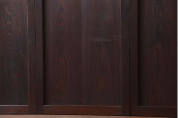 古民具・骨董　造りが良く上品な板戸帯戸3枚セット