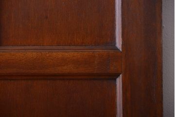 和製アンティーク　洋風な木製引き戸(板戸)