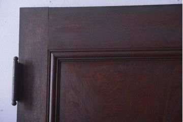 和製アンティーク　シックな深い色合いのドア