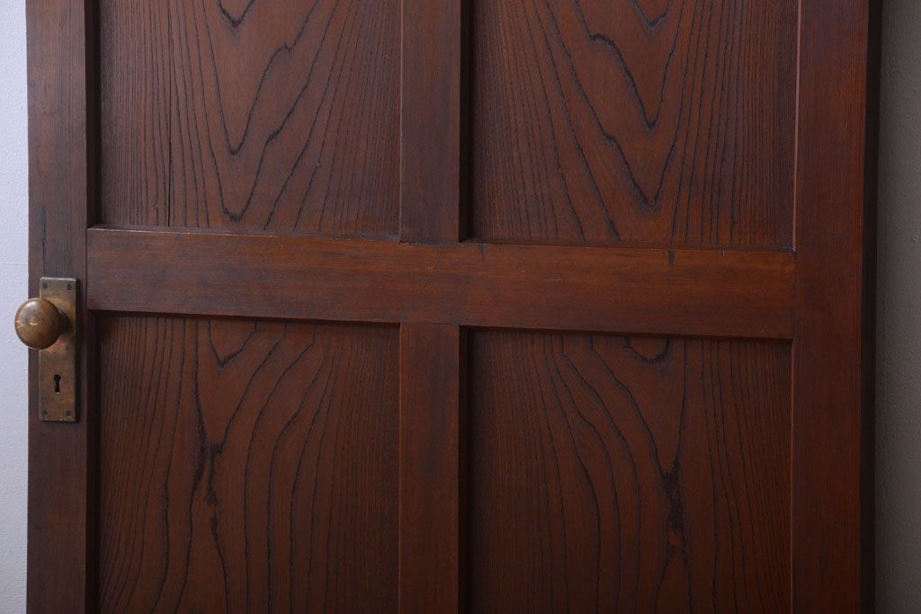 古民具・骨董　重厚な太い框の高級アンティークドア