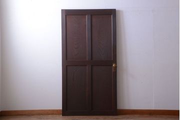 古民具・骨董　重厚な太い框の高級アンティークドア