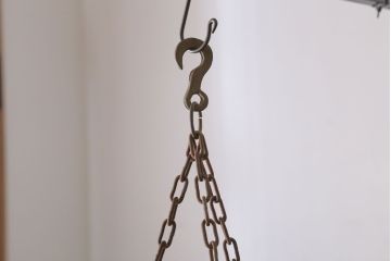 アンティーク雑貨　イタリア製　アンティーク調ハンギングバスケット(1)