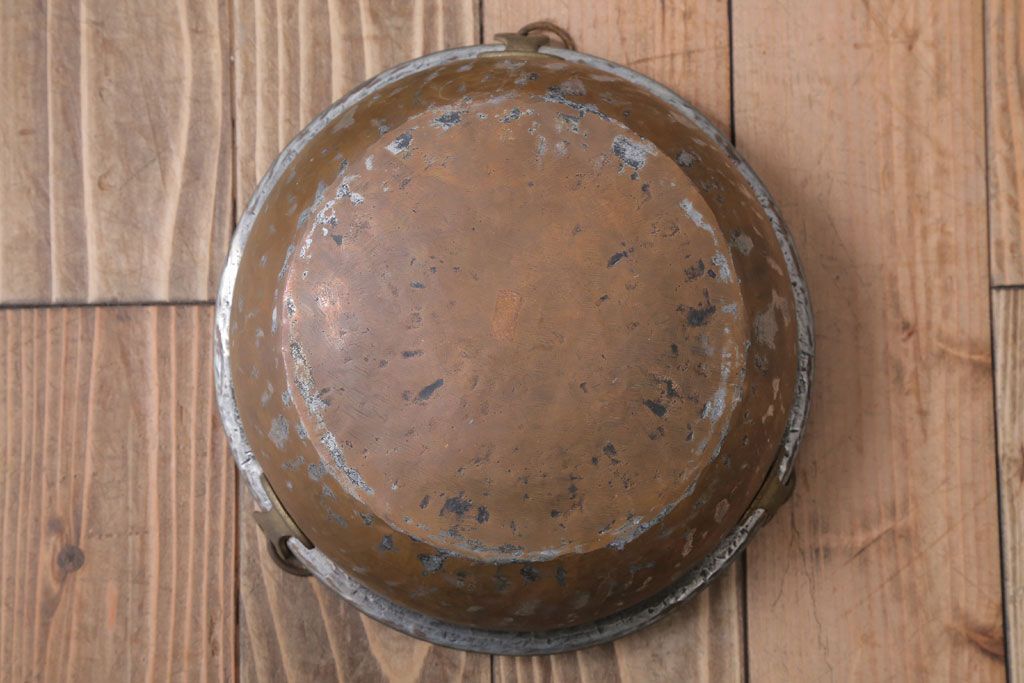 アンティーク雑貨　イタリア製　アンティーク調ハンギングバスケット(1)