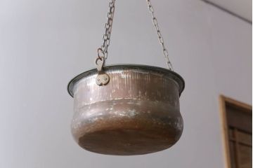 アンティーク雑貨　イタリア製　アンティーク調ハンギングバスケット(2)