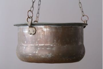 アンティーク雑貨　イタリア製　アンティーク調ハンギングバスケット(2)