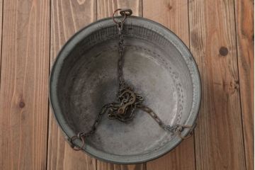 アンティーク雑貨　イタリア製　アンティーク調ハンギングバスケット(2)