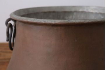 アンティーク雑貨　イギリスアンティーク　古い銅製ポット