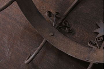 アンティーク雑貨　アンティーク調　かわいいアイアン吊り下げ円型フック