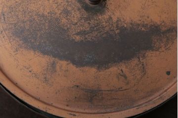 アンティーク雑貨　イギリスアンティーク　古い銅製フライパン