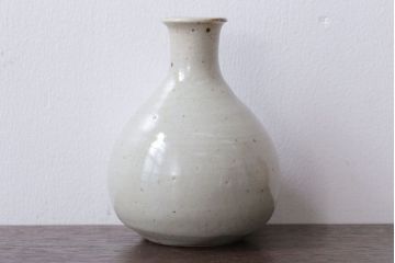 アンティーク雑貨　人間国宝　松井康成　月崇寺窯　一輪挿し(花瓶・徳利)3点