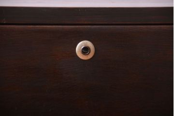 アンティーク家具　アンティーク　前面栗材の古いローチェスト(ローボード)