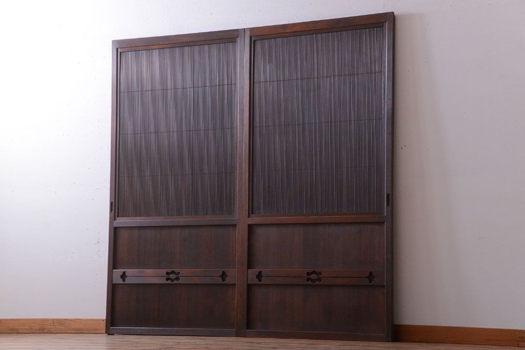 古民具・骨董　最高級品!アンティーク万本格子戸