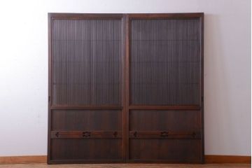 古民具・骨董　最高級品!アンティーク万本格子戸