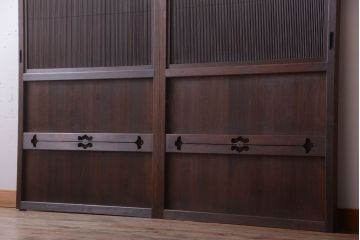 古民具・骨董　最高級品!アンティーク万本格子戸