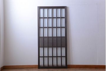 アンティーク　格子デザインがおしゃれなフィックス窓(明り取り・明かり取り・スリット窓)(2)