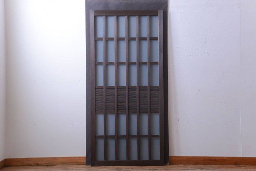 アンティーク　格子デザインがおしゃれなフィックス窓(明り取り・明かり取り・スリット窓)(2)