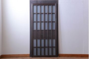 アンティーク　格子デザインがおしゃれなフィックス窓(明り取り・明かり取り・スリット窓)(2)