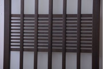 アンティーク　格子デザインがおしゃれなフィックス窓(明り取り・明かり取り・スリット窓)(2)