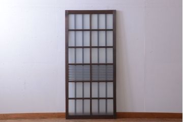 アンティーク　格子デザインがおしゃれなフィックス窓(明り取り・明かり取り・スリット窓)(2)