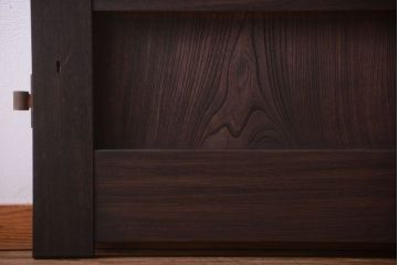 古民具・骨董　両開き　一枚板が美しい総欅材の高級アンティーク門扉一対