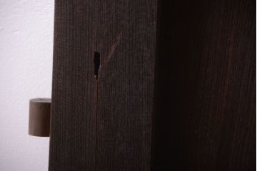 古民具・骨董　両開き　一枚板が美しい総欅材の高級アンティーク門扉一対