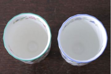 アンティーク雑貨　イギリスMINTON(ミントン)　Haddon Hall(ハドンホール)　タンブラー2客セット