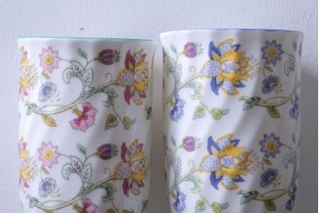 アンティーク雑貨　イギリスMINTON(ミントン)　Haddon Hall(ハドンホール)　タンブラー2客セット