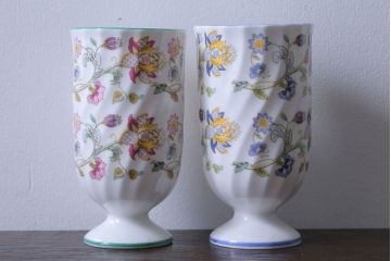 アンティーク雑貨　イギリスMINTON(ミントン)　Haddon Hall(ハドンホール)　タンブラー2客セット