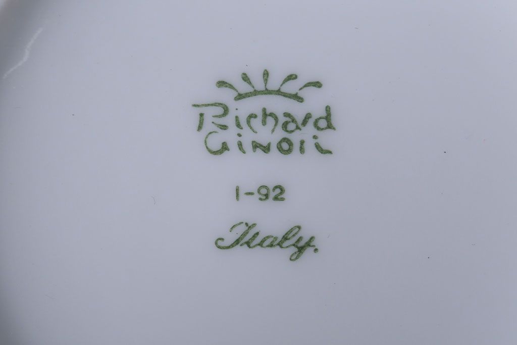 イタリアRichard Ginori(リチャードジノリ)　ボンジョルノチェリー　カップ&ソーサー5客セット(洋食器)