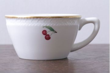 イタリアRichard Ginori(リチャードジノリ)　ボンジョルノチェリー　カップ&ソーサー5客セット(洋食器)