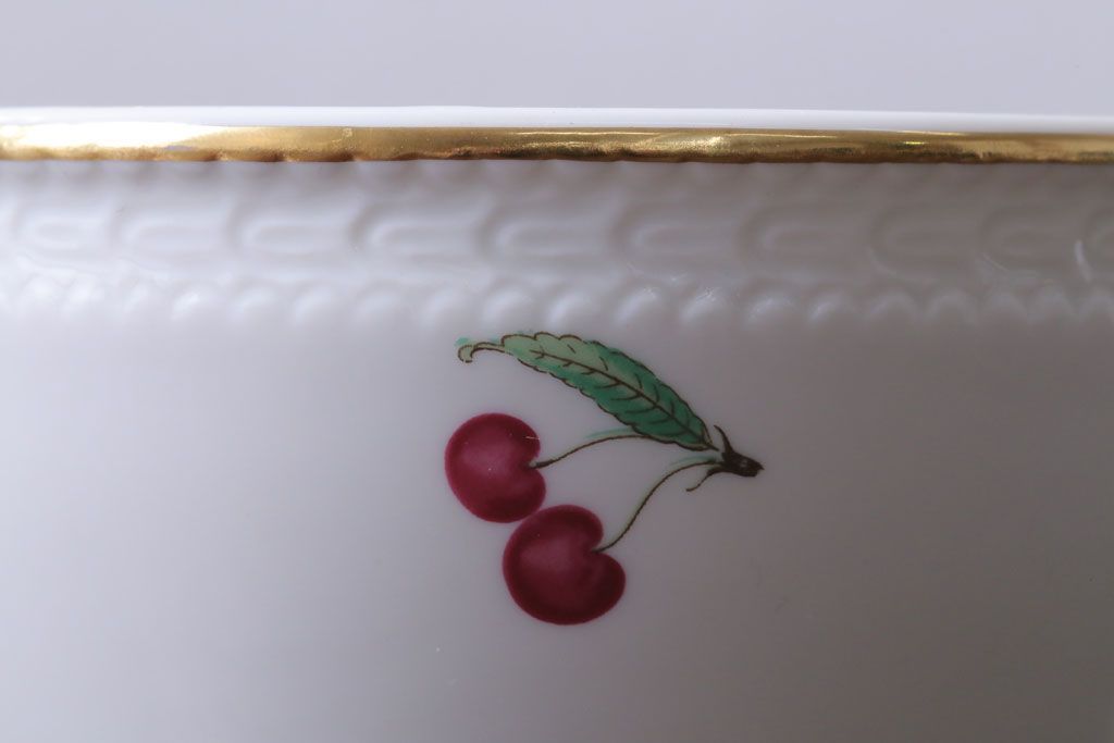 イタリアRichard Ginori(リチャードジノリ)　ボンジョルノチェリー　カップ&ソーサー5客セット(洋食器)